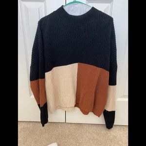 Casual Block Sweater